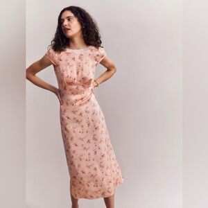 Reformation Lucas Silk Dress